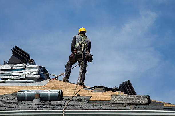 Professional Roof Replacement technician working in Marble, MN